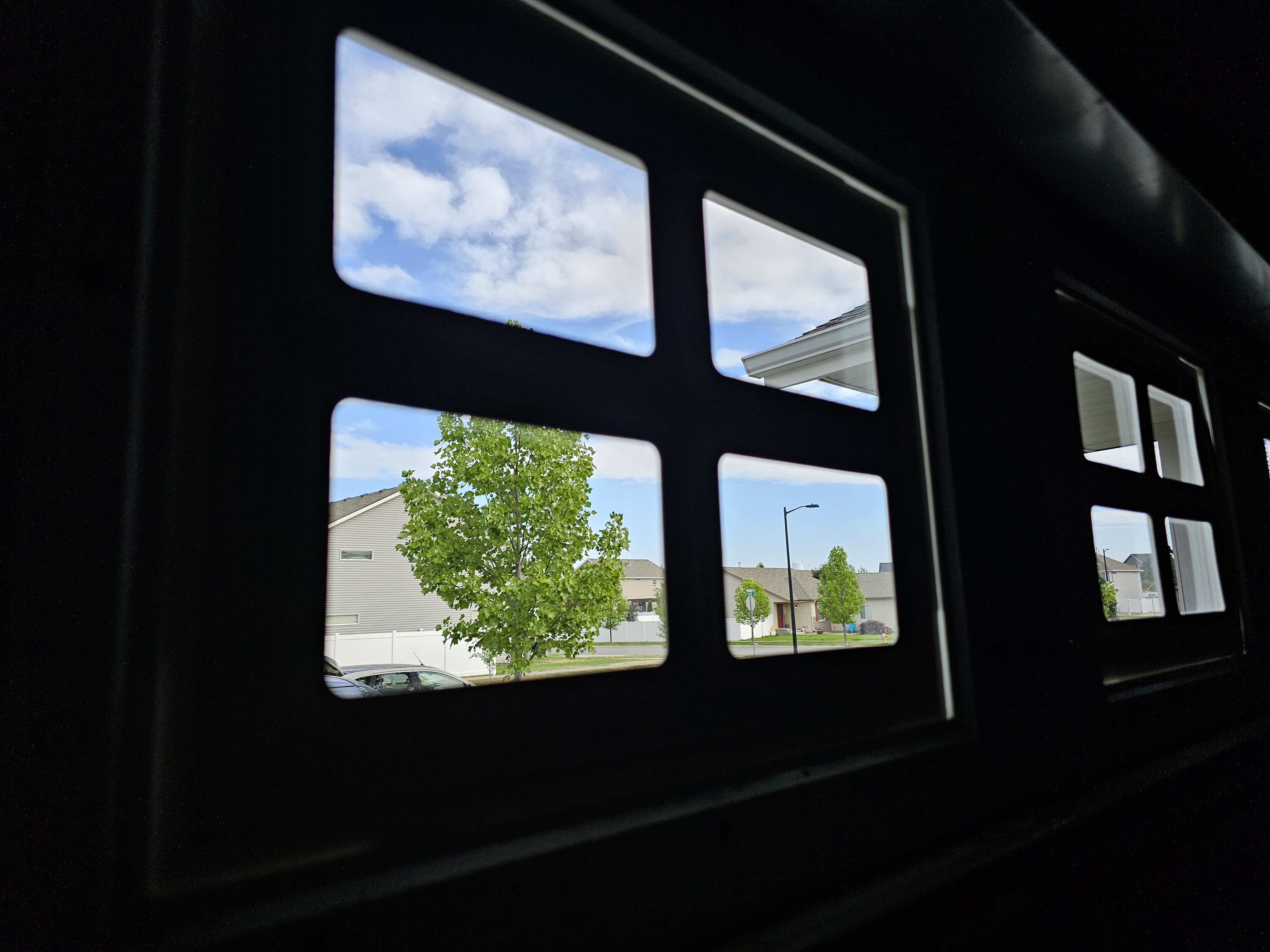 After: Sparkling clean interior view